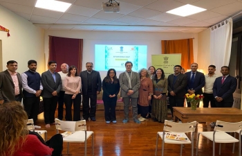 CGI Milan celebrated the 8th #AyurvedaDay in collaboration with @Ayurvedicpoint . The day included programmes on the benefits of Ayurveda for a healthier lifestyle, and free Ayurvedic treatments were offered to participants.